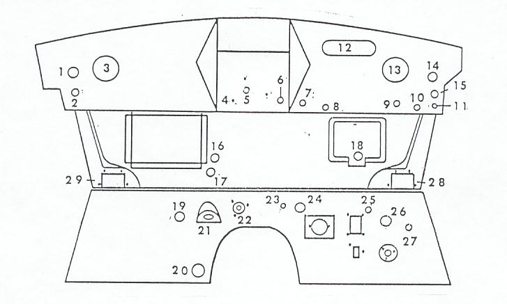 Mercedes 190SL Firewall Grommets Upholstery